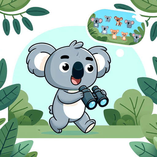 Curious Koala Expedition Diamonded Painting Kits