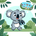 Curious Koala Expedition Diamonded Painting Kits