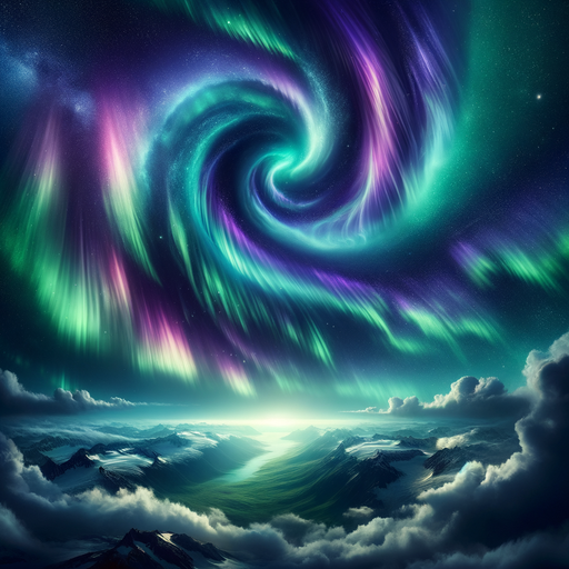 Dazzling Aurora Borealis Diamonded Painting Kits