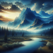 Rustic Mountain Escape Paint By Diamonds Kits