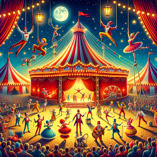 Circus Fun Fair Paint By Color