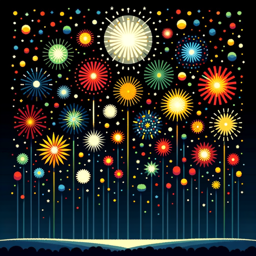 Joyful Fireworks Painting Diamond Kit