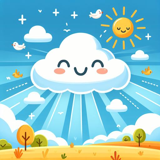 Fluffy Cloud Adventure Painting Diamond Kit