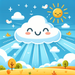 Fluffy Cloud Adventure Painting Diamond Kit