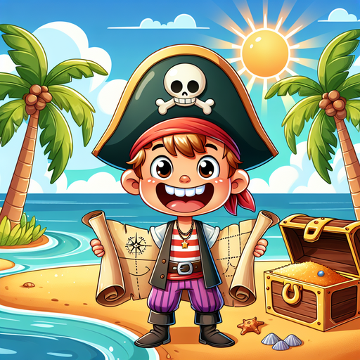 Adventures Of Little Pirate Paint By Diamonds