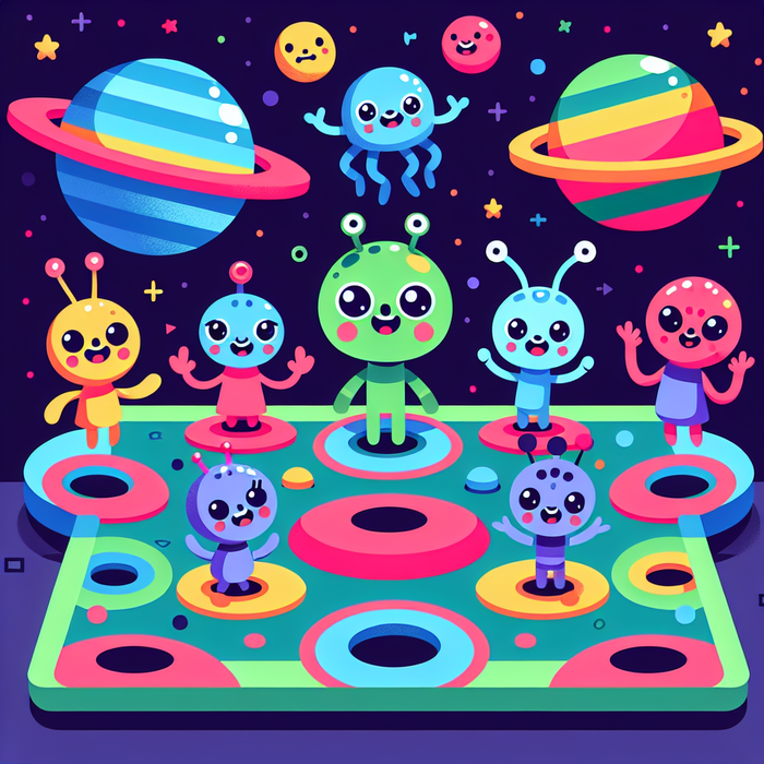 Space Alien Friends Paint By Diamonds