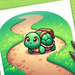 Tiny Traveler Turtle Paint By Diamond