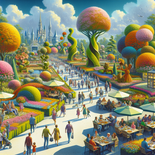 Epcot International Flower & Garden Festival Paint By Diamonds Kits
