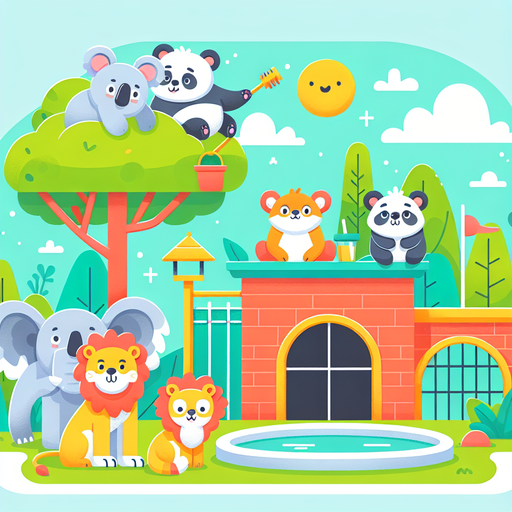 Furry Friends Zoo Painting Diamond Kit