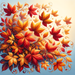 Vibrant Autumn Leaves Paint By Diamonds Art