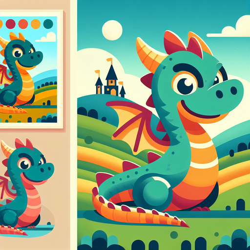 Friendly Dragon Expedition DIY Paint By Diamonds