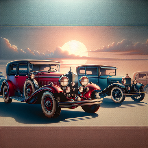 Classic Car Nostalgia Painting Diamond Kit