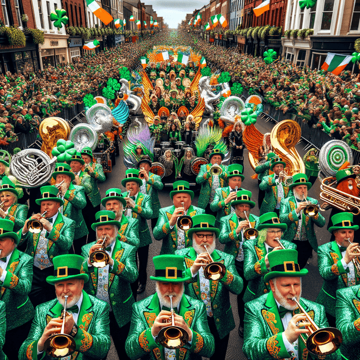 St Patrick's Day Parade - Dublin Paint By Diamond