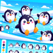 Penguin Playground Diamond Painting