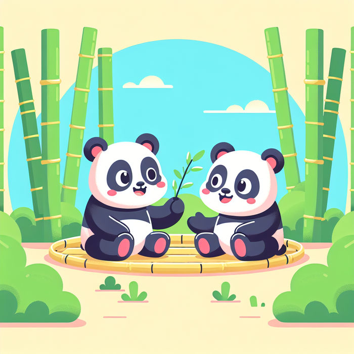 Peaceful Panda Paradise Paint By Diamond