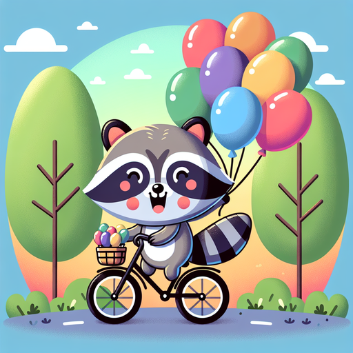 Riding Raccoon Paint By Diamonds