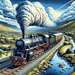 Vintage Railway Journey Paint By Diamonds