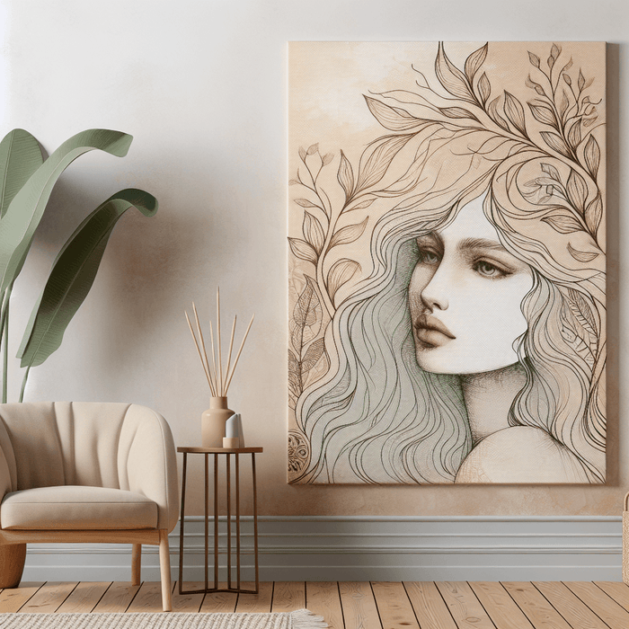 Dreamy Portrait Wall Art DIY Paint By Diamonds