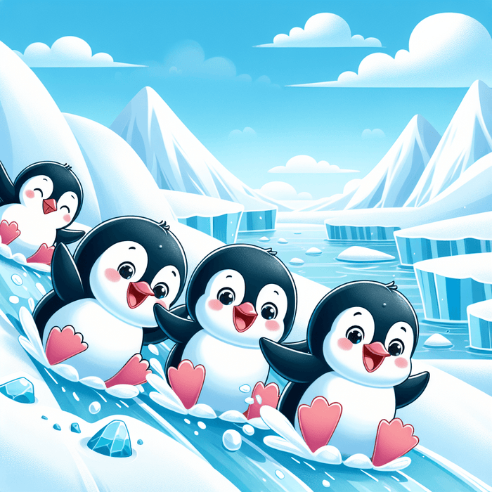 Arctic Adventure Penguins Paint By Diamond