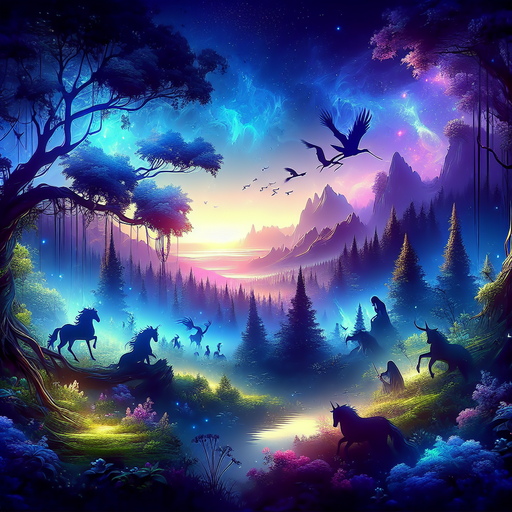 Enchanting Fantasy Realm Diamonded Painting Kits