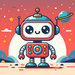 Cute Robot Buddy Diamond Painting