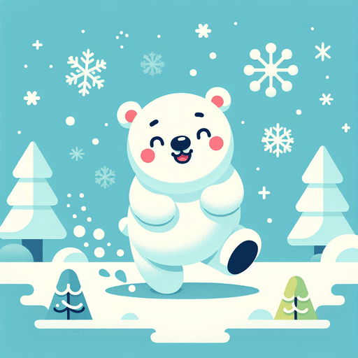 Cheery Polar Bear Paint By Diamonds