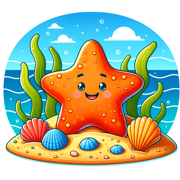 Friendly Starfish Paint By Color