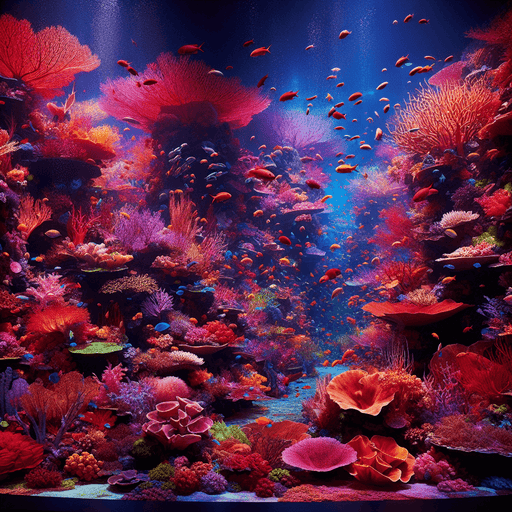 Undersea Coral Gardens Painting Diamond Kit