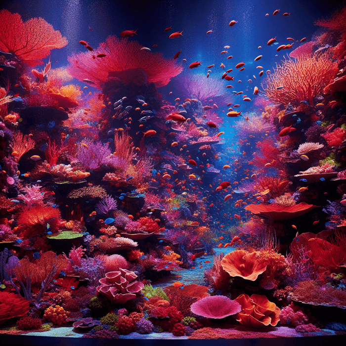 Undersea Coral Gardens Painting Diamond Kit