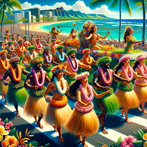 Aloha Festivals - Hawaii Paint By Diamonds Art