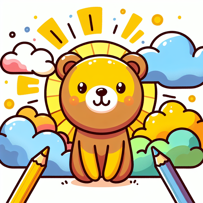 Sunshine Bear Paint By Diamonds Art