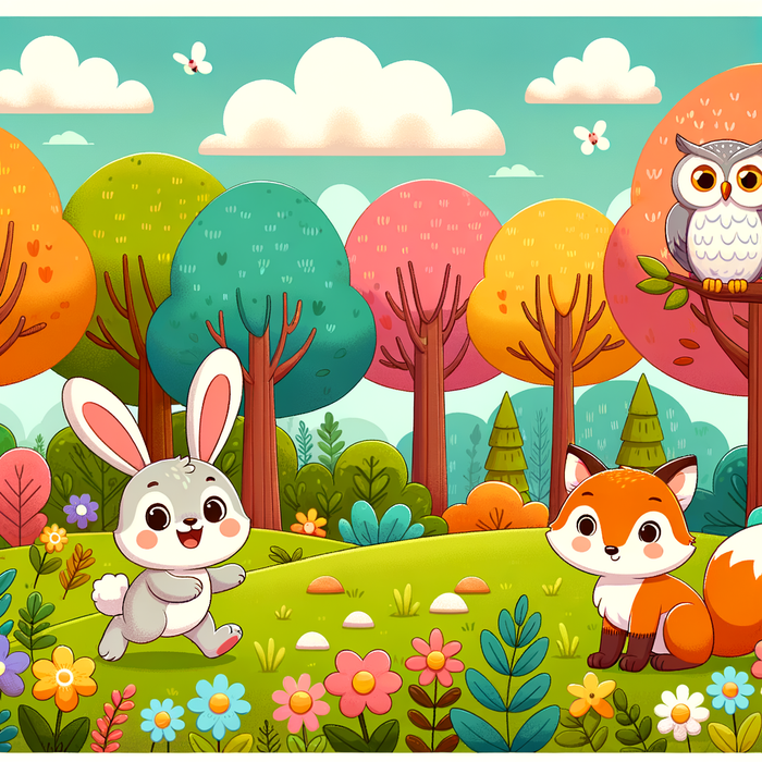 Whimsical Woodland Friends Paint By Diamond