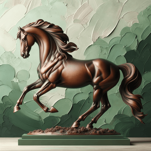 Majestic Horse Sculpture DIY Paint By Diamonds