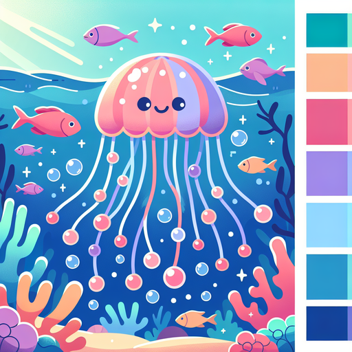 Bubbly Jellyfish Diamonded Painting Kits