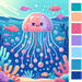Bubbly Jellyfish Diamonded Painting Kits