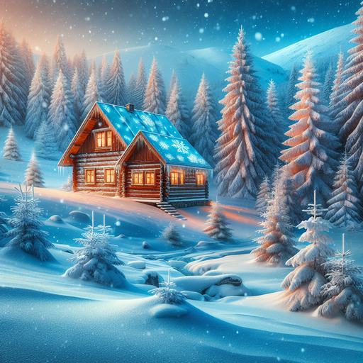 Joyful Winter Landscape Paint By Diamonds