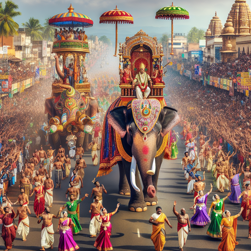 Mysore Dasara Festival Paint By Diamonds Kits