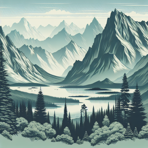 Mystical Northern Wilderness Painting Diamond Kit