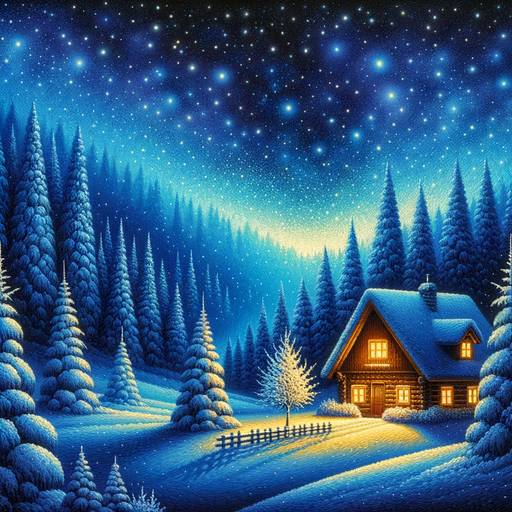 Sparkling Winter Wonderland Paint By Diamond