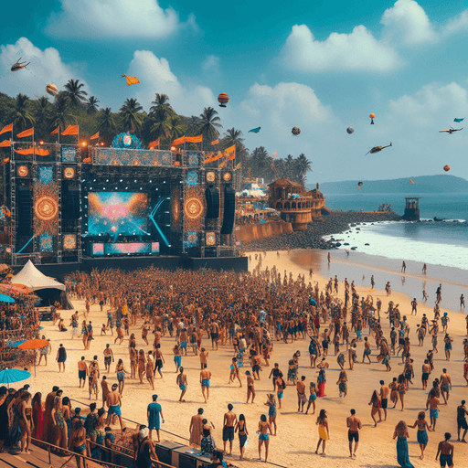Sunburn Festival - Goa Paint By Diamonds Kits