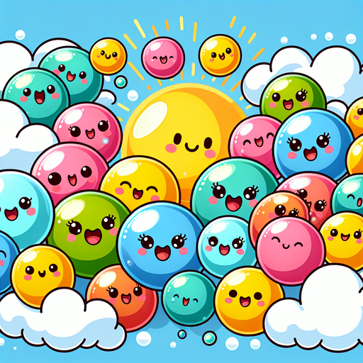 Bouncing Bubble Party Diamonded Painting Kits