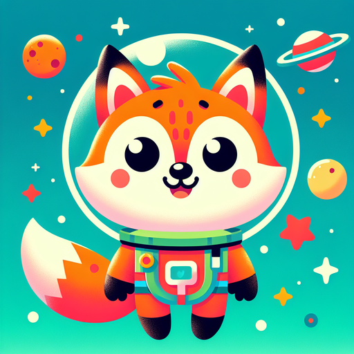 Space Adventure Fox DIY Paint By Diamonds