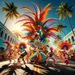 Junkanoo Parade - Nassau Diamonded Painting Kits