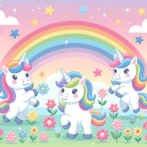 Unicorns' Dreamland Meadow Diamonded Painting Kits