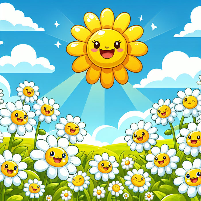 Sunny Daisies Paint By Color