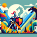 Courageous Knight Quest Painting By Diamonds Kit