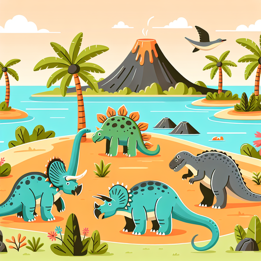 Journey To Dino Island DIY Paint By Diamonds