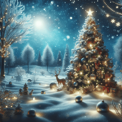 Magical Christmas Eve Paint By Diamonds