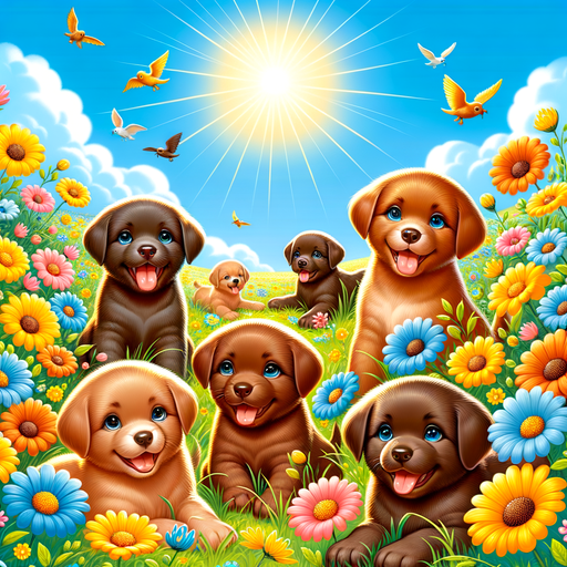 Playful Puppy Adventures Paint By Color