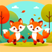 Fanciful Foxes' Frolic DIY Paint By Diamonds
